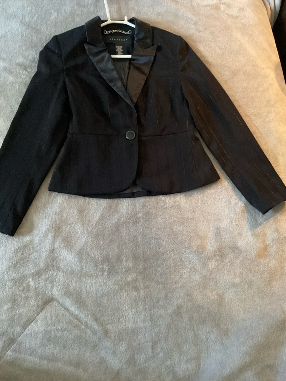 Apostrophe Black Single-Button Women's Blazer